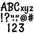 thumbnail image 1 of Creative Teaching Press Stylish 4" Designer Letters Black 235 Per Pack 3 Packs (CTP8573-3), 1 of 2