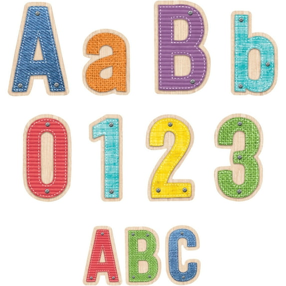 Creative Teaching Press Upcycle Style Letter Set, Multicolor, 276 / Pack (Quantity)