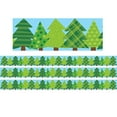 thumbnail image 1 of Creative Teaching Press Woodland Friends Patterned Pine Trees EZ Border, 48 Feet Per Pack, 3 Packs, 1 of 2