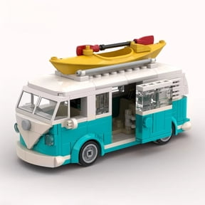 Creative Technical Car T1 Camper Van Vehicle, 309PCS Model Building Blocks Kit, Ideal Toy Gift for Car Bricks Lovers