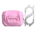 thumbnail image 1 of Creative Teeth Wireless Earphone Case Halloween Horrible Silicone Case Cover With Keychain, 1 of 10