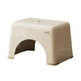 thumbnail image 1 of Creative Thicken Plastic Stools Non-Slip Bath Bench Step Stool Household Changing Shoes Stool for Living Room, Bedroom Padded Seat, 1 of 7