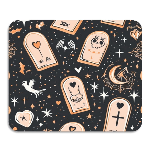 Creative Tombstone Diatomaceous Earth Water Absorbent Mat, Anti-Slip Rubber Backing, 15.7" x 11.8"