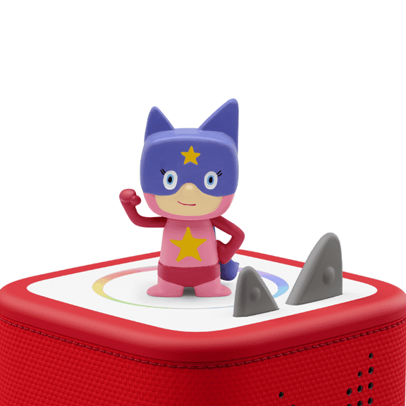 tonies Superhero - Pink/Purple Creative Audio Toy Figurine - Record and Upload up to 90 Minutes of Your Own Stories and Songs, Age Group 3+