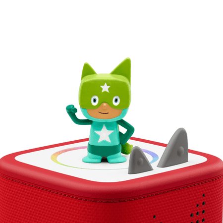 tonies Superhero - Turquoise/Green Creative Audio Toy Figurine - Record and Upload up to 90 Minutes of Your Own Stories and Songs, Age Group 3+