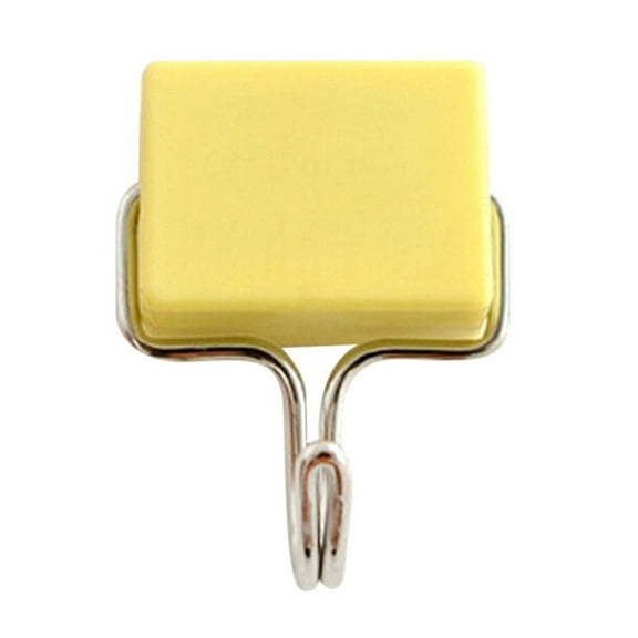 Creative Tools Magnetic Hooks School Locker Hook Refrigerator Hanger Yellow