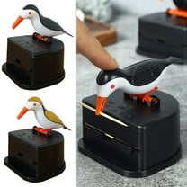 A Creative Toothpick Holder Clearance! Automatic Toothpick Dispenser Type Bird Toothpick Holder Funny Portable Resin Toothpick Holder for Table Bird Toothpick Dispenser Automatic Toothpick Holder