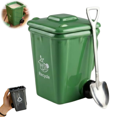 thumbnail image 1 of Creative Trash Bin Ceramic Mug with Lid and Spoon, Funny Recycling Bin Coffee Mug, Novelty Trash Can Shaped MugDrinking Tea Cup, Unique Gift for for Office, Coworkers, Home Desk, Daily Use, 1 of 7