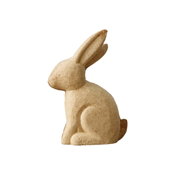 Creative Unfinished Rabbit-Shaped DIY Craft Kit for Home Decor – Adorable Small Bunny毛坯 Ornament, Animal-Themed Handmade Project