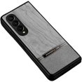 thumbnail image 1 of Creative Unique Wood Grain TPU Phone case for Samsung Galaxy Z Fold 4 3 Flip 4 3 Shell Personality Thin Light Comfortable Durable Protective Back Cover(Dark Grey,Z Fold3), 1 of 7