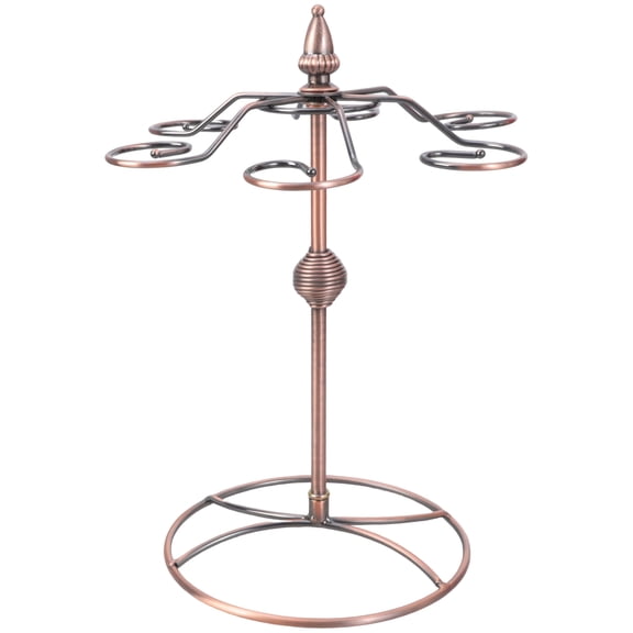 Creative Upside Down Wine Glass Hanger 6 Hooks Goblet Holder Kitchen Countertop Vertical Glasswares Storage Rack
