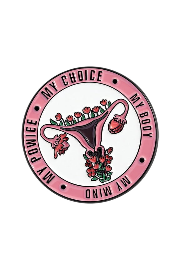 Creative Uterus Shaped Brooch Unique Female Symbol Pin Symbolic Women's Pin For Women Fashion Jewelry Accessory