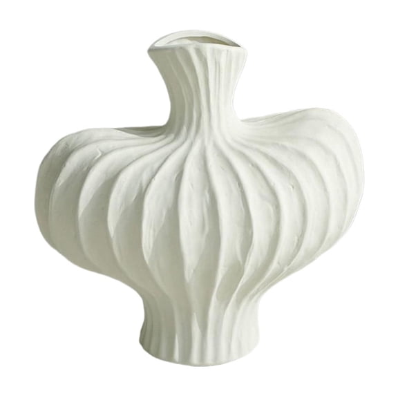 Creative Vase Home Table Decor,Sturdy and Durable Living Room Kitchen Decorations Farmhouse Modern Rustic Vases Decorative Centerpiece for Shelf Bedroom Office Bathroom Dining Coffee Desk