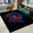 thumbnail image 1 of Creative Vortex Large Rugs for Living Room Sofa 140x200cm Fashion Visual Illusion Bedroom Decoration Carpet Washable Floor Mats, 1 of 5