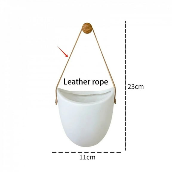 Creative Wall White Mounted Flowerpot Serie Succulent Flowerpot Flower Basket Flower Arrangement Decoration Garden Decoration