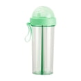 thumbnail image 1 of Creative Water Cup For Two Different Drinks, Double Straws Design, Suitable For Couples Outdoor Drinking, Camping Hiking Backpacking Travel, 1 of 4