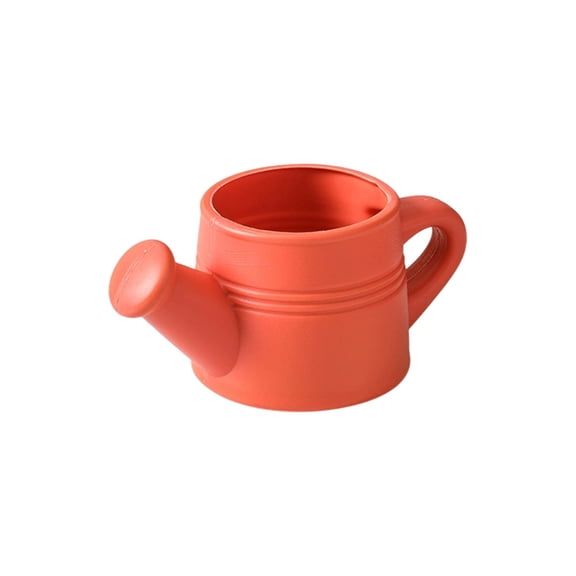 Creative Watering Can Shaped Plastic Vase, Small Shatterproof Container for Dry and Fresh Flower Stems, Unique Desk and Home Tabletop Decorative Craft, Fun and Durable Ornament