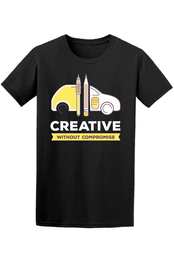 Creative Without Compromise Car T-Shirt Men -Image by Shutterstock, Male XX-Large