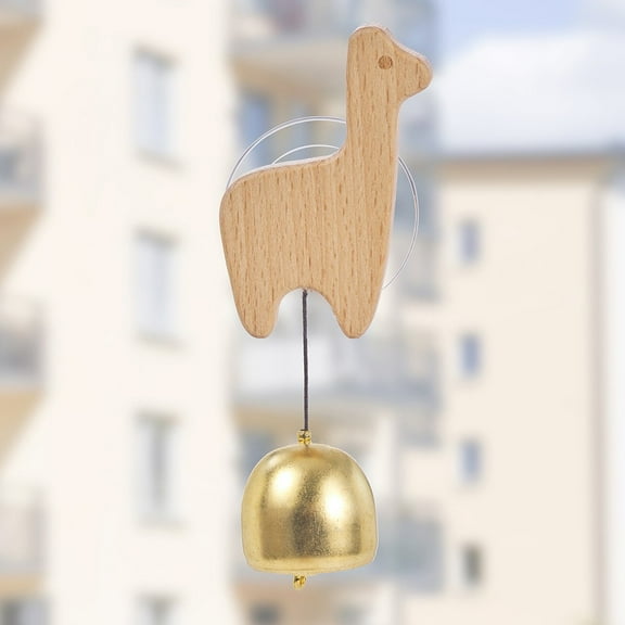 Creative Wooden Hanging Doorbell With Whimsical Animal Design And Lovely Sounds