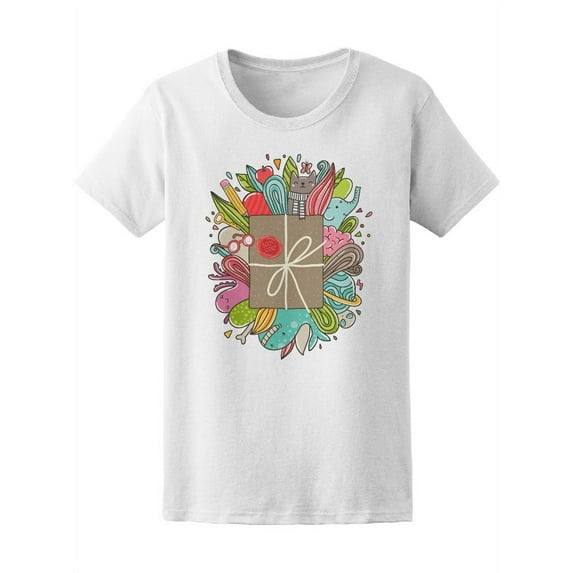 Creative World Literature Book T-Shirt Women -Image by Shutterstock, Female Medium