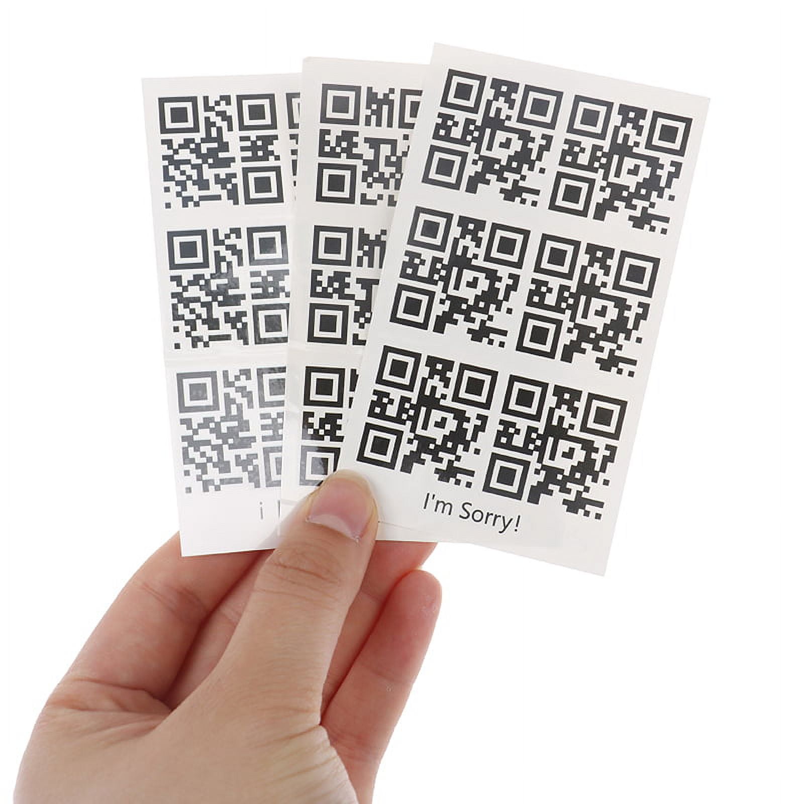 Creative Wrist Body Love QR Code Fake Tattoo Waterproof Temporary ...