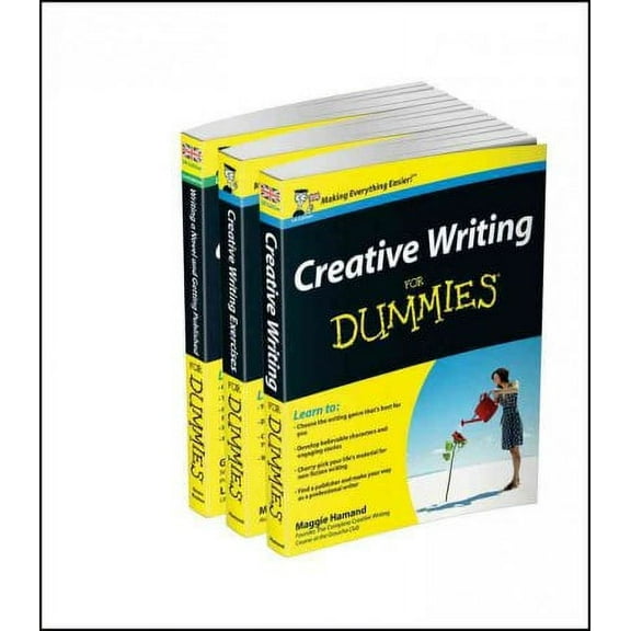 Creative Writing For Dummies Collection- Creative Writing For Dummies/Writing a Novel & Getting (Paperback) by Maggie Hamand, George Green, Lizzy E. Kremer