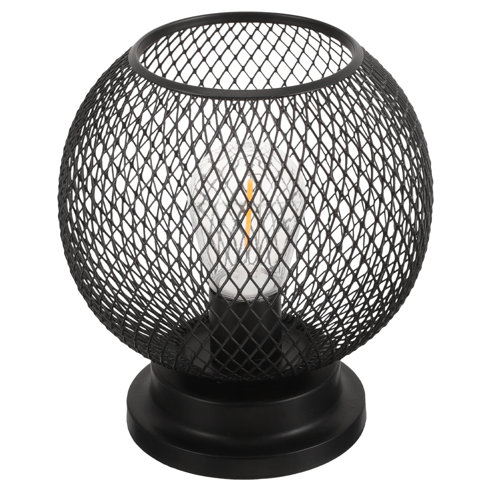 Creative Wrought Iron Hollow Spray Paint Night Light Decorative Lamp