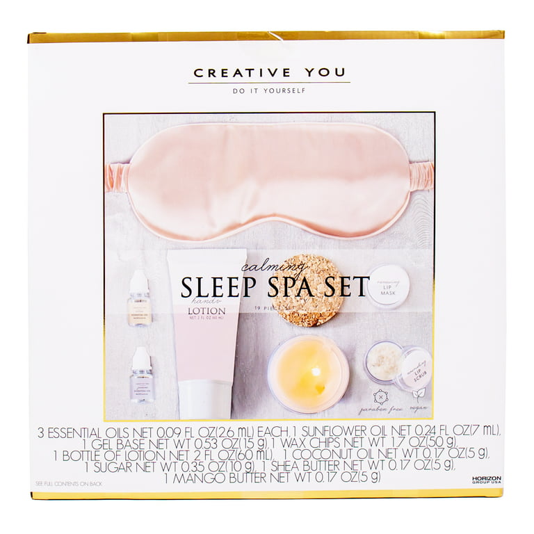Creative You D.I.Y. Calming Sleep Spa Set, 19 Piece Set