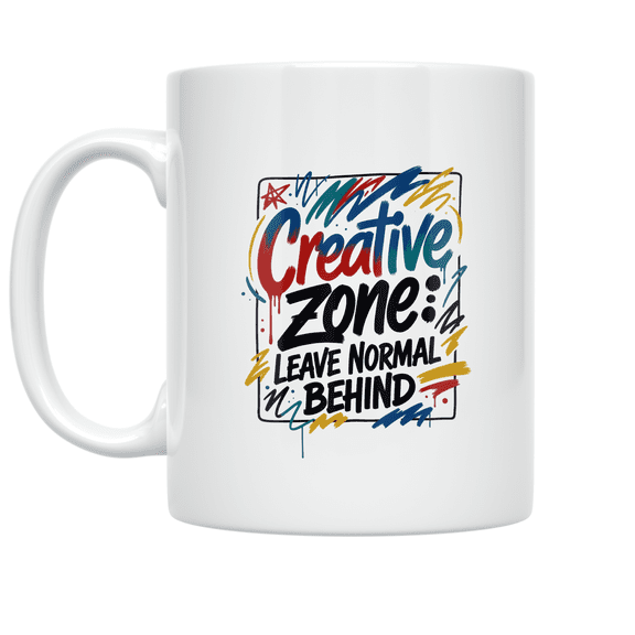 Creative Zone: Leave Normal Behind - Event Planning Enthusiast - 11 oz Ceramic Coffee Mug