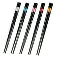thumbnail image 1 of Creative alloy chopsticks simple non-slip Chinese Japanese chopsticks tableware set 5 pairs of family, 1 of 5