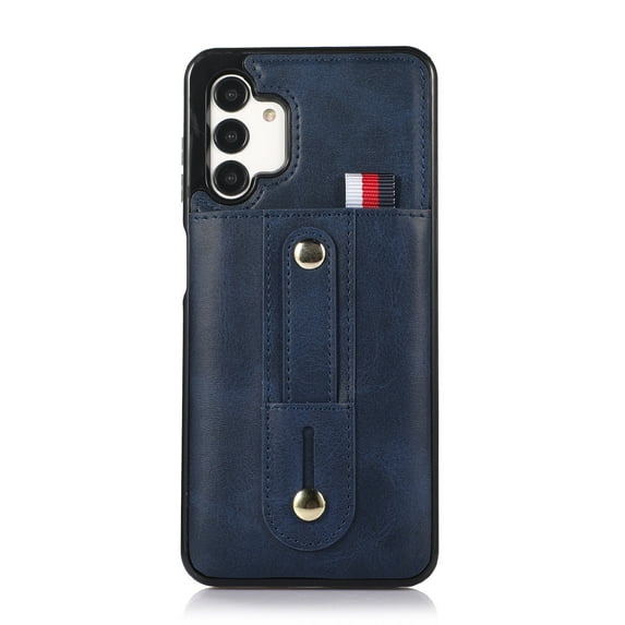 Creative and simple business style leather phone case for Samsung A52 5G, card holder