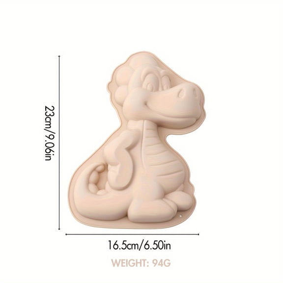 Creative cartoon silicone dinosaur cake mold | Cute baking tools | Essential for baking mousse desserts