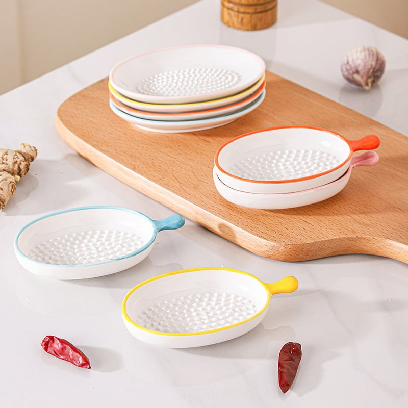 Creative ceramic manual grinder | Ginger garlic mashed potato and yam mashed grinder | Essential kitchen tools