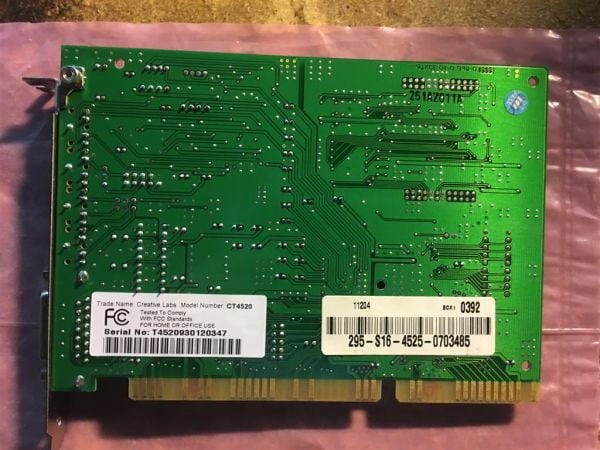 Creative Labs Sound Blaster AWE32 CT3910 ISA sound card