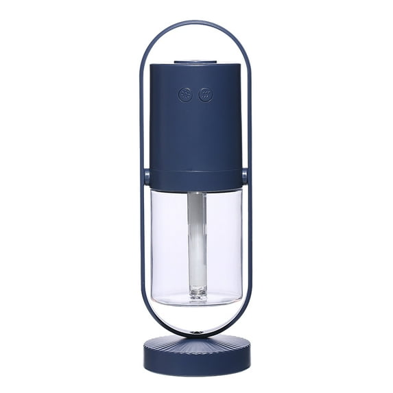 Creative rotatable projection USB charging mini humidifier moisturizing and hydrating blue style1