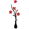 thumbnail image 1 of Creative vase acrylic 3D stereo wall stickers sofa TV background wall decoration, 1 of 5