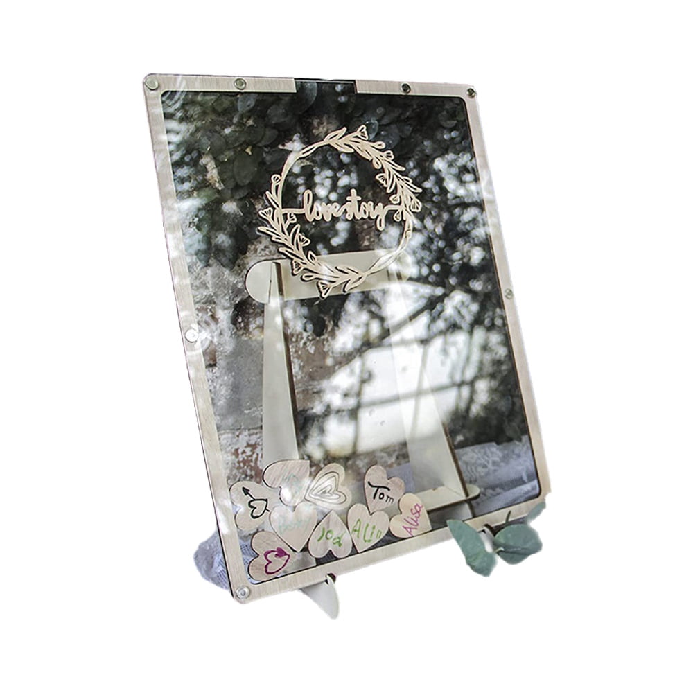 Creative wedding sign-in board acrylic photo frame wedding sign-in ...
