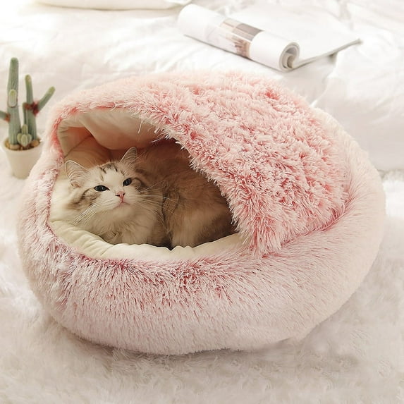 CreativeArrowy Cat Litter Pet Bed Four Seasons General Soft Winter Breathable Durable Round Plush PP Cushion Sofa Dog Kennel