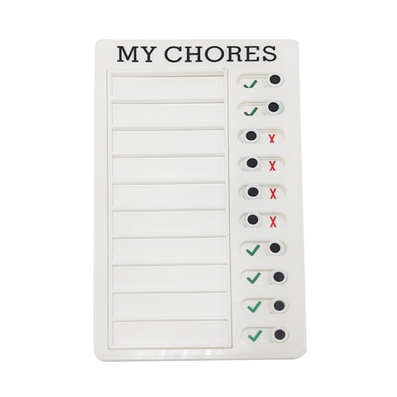 CreativeArrowy Daily Task Planning Pad Memo Plastic Board Tools Checklist Removable White Detachable And Reusable Repeatable List Maker