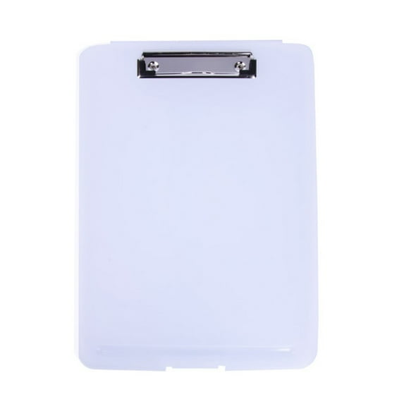 CreativeArrowy Folder with Storage Box Clipboard, Plastic Letter, Bottom Opening Storage, Low Profile Clip, School, Office