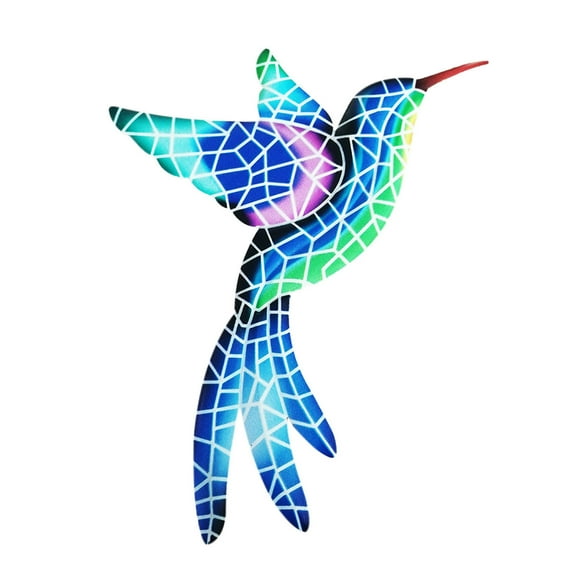 CreativeArrowy Hummingbird Outdoor Decor Metal Wall Art Welcome Sign for Front Door Decorations 8.7*6.7in Outdoor Hanging for Home Garden Porch Patio Yard Fence Backyard Front Porch Decor
