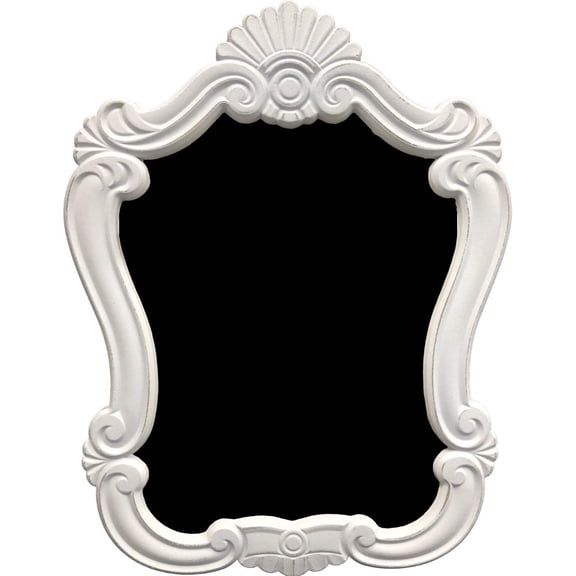 CreativePF 16" x 20.5" Limited Shabby Chic White Decorative Chalkboard