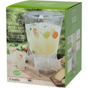 Crown 3.5-Gallon Beverage Dispenser with Base/Spigot and Spigot Name Clip