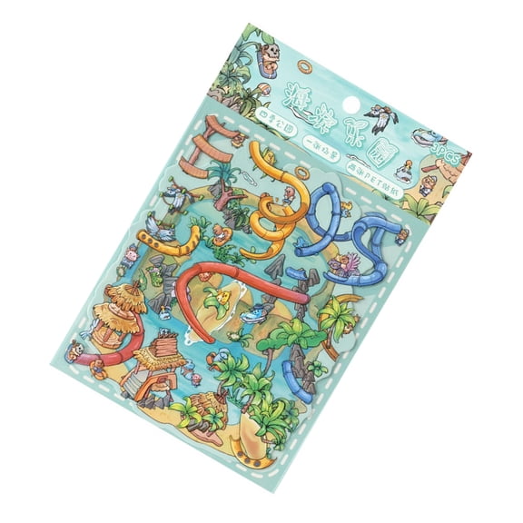 Creatively Four Season Dimensionality Sticker For Planners School Supplies Kids Crafts Thick PET Matter Not Toxic Design