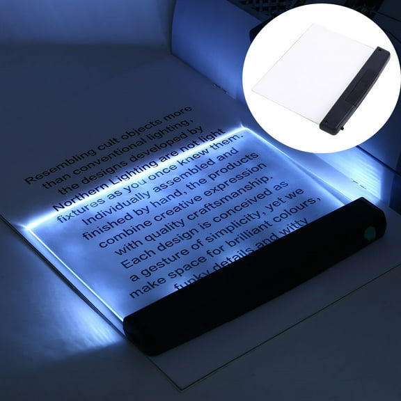 Creatives Flat LED Reading Light Night Light Portable Desk Lamp Eye