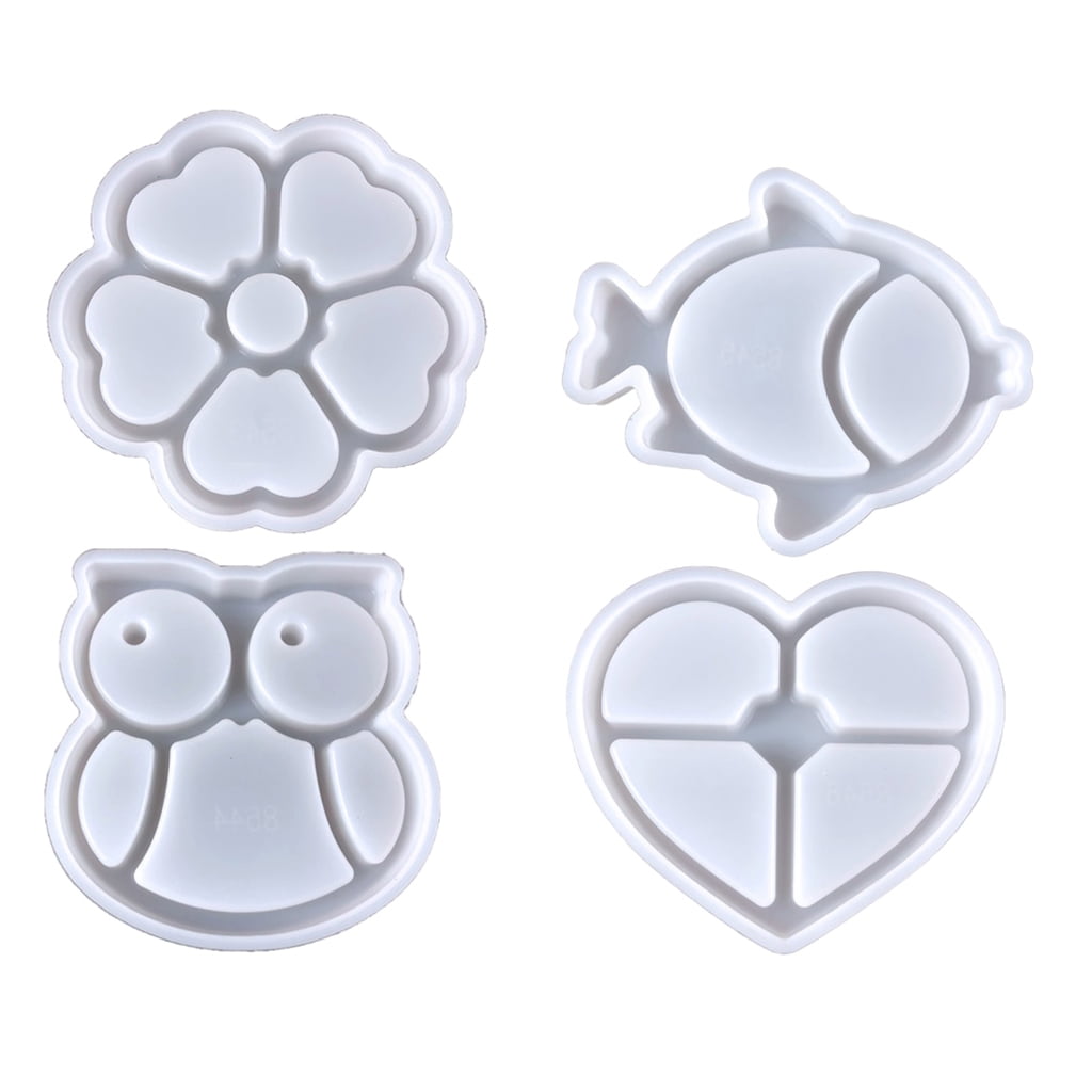 Creativity Epoxy Mold Irregular Resin Storage Box Silicone Mold Storage Box Casting Home Decorations