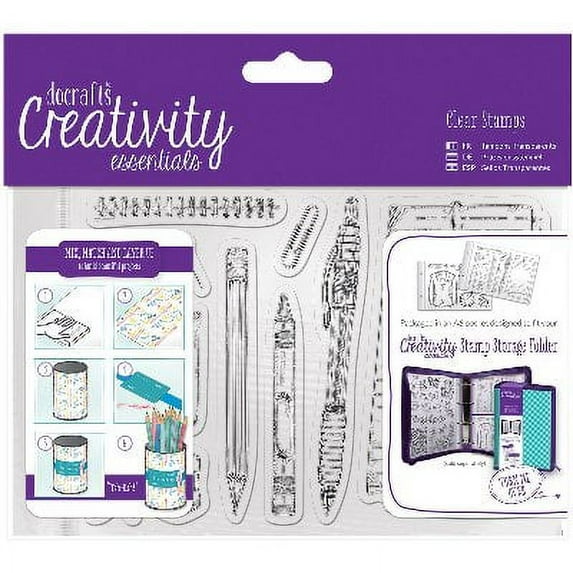 Creativity Essentials A6 Clear Stamp Set