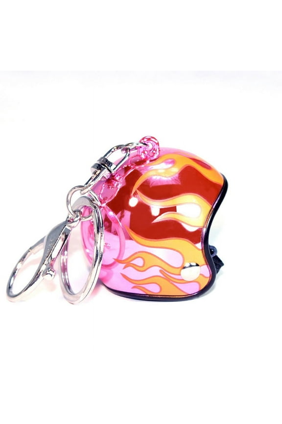 Creativity Motorcycle Helmets Keychains Cute Safety Helmet Pendant Neutral Car