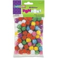 thumbnail image 1 of Creativity Street 1/2" Glitter PomPons - Art, Craft, Decoration, Jewelry, ClassRoom Project - 80 Piece(s) x 0.5"Diameter - 1 / Pack - Assorted - Acrylic | Bundle of 10 Packs, 1 of 1