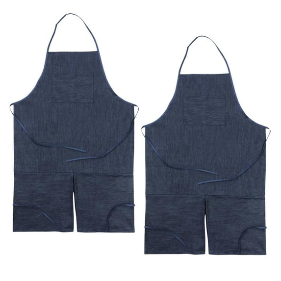 Creativity Street Adult Apron, Dark Blue Denim (2 Count)